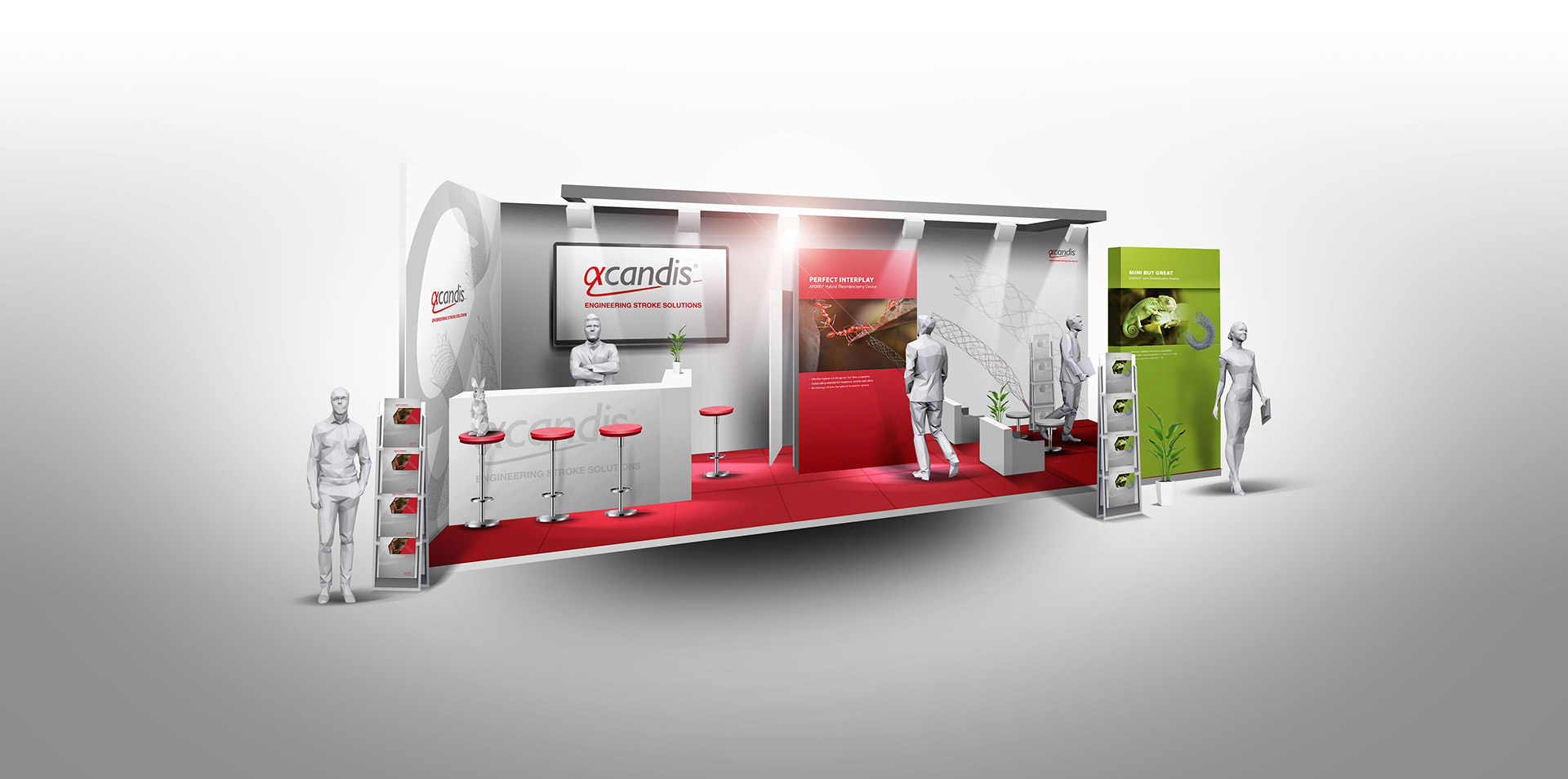 Acandis Slideshow Messestand