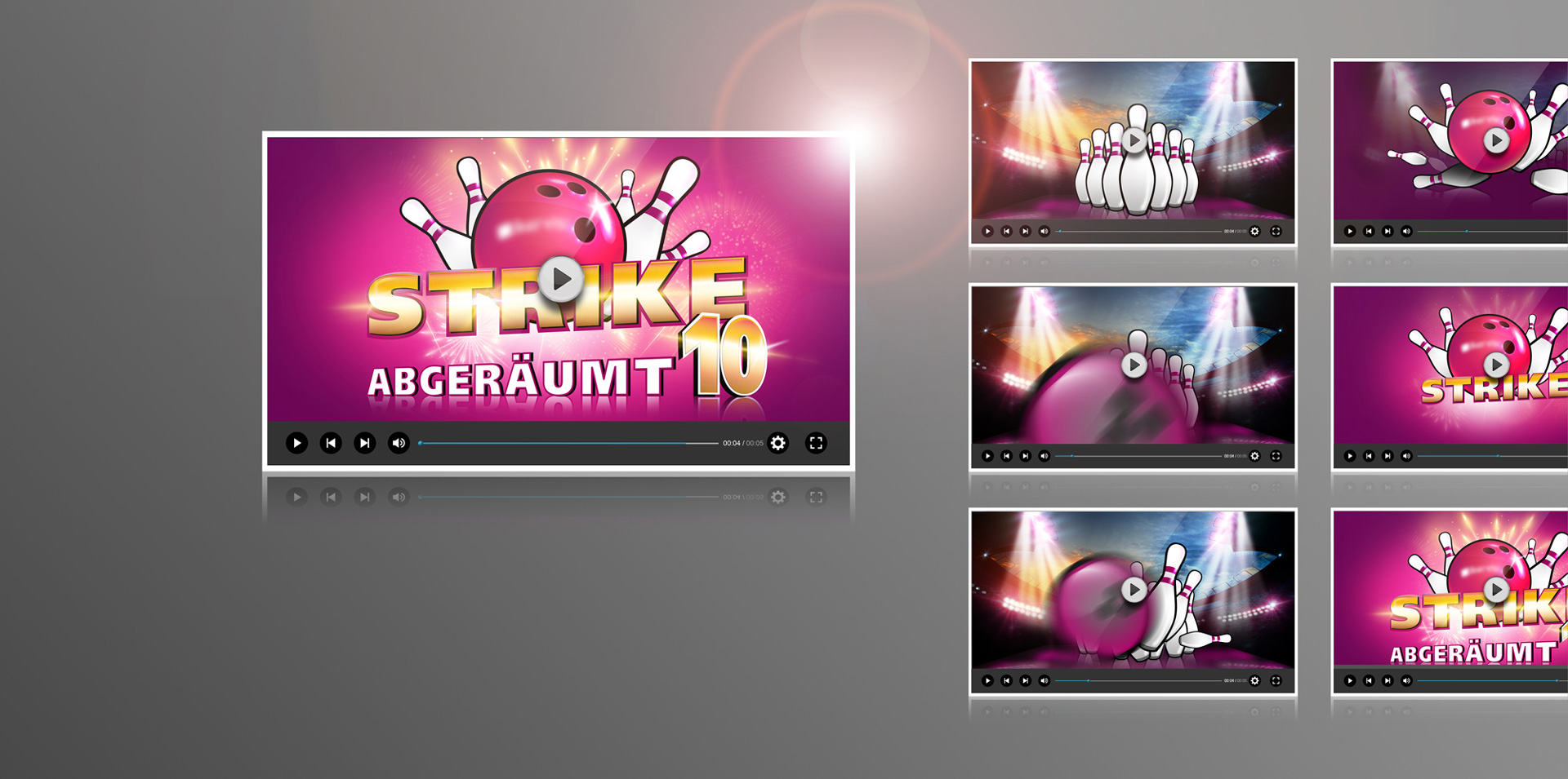 Santen Teufelskreis Kampagne Slideshow Screens