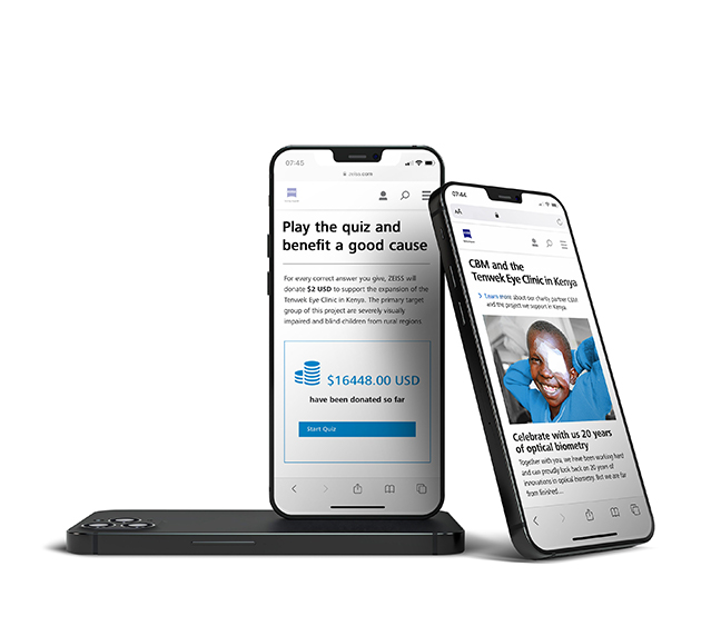 Zeiss Play. Donate. Celebrate.