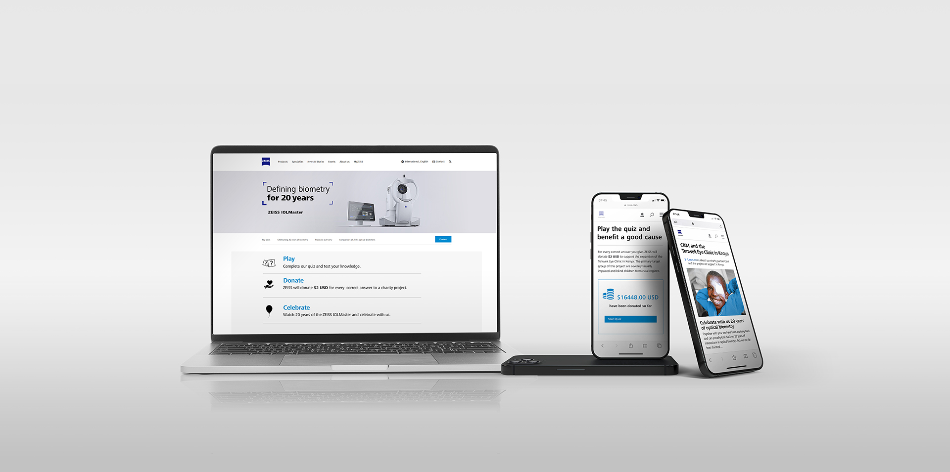 Zeiss Play. Donate. Celebrate. Slideshow 2