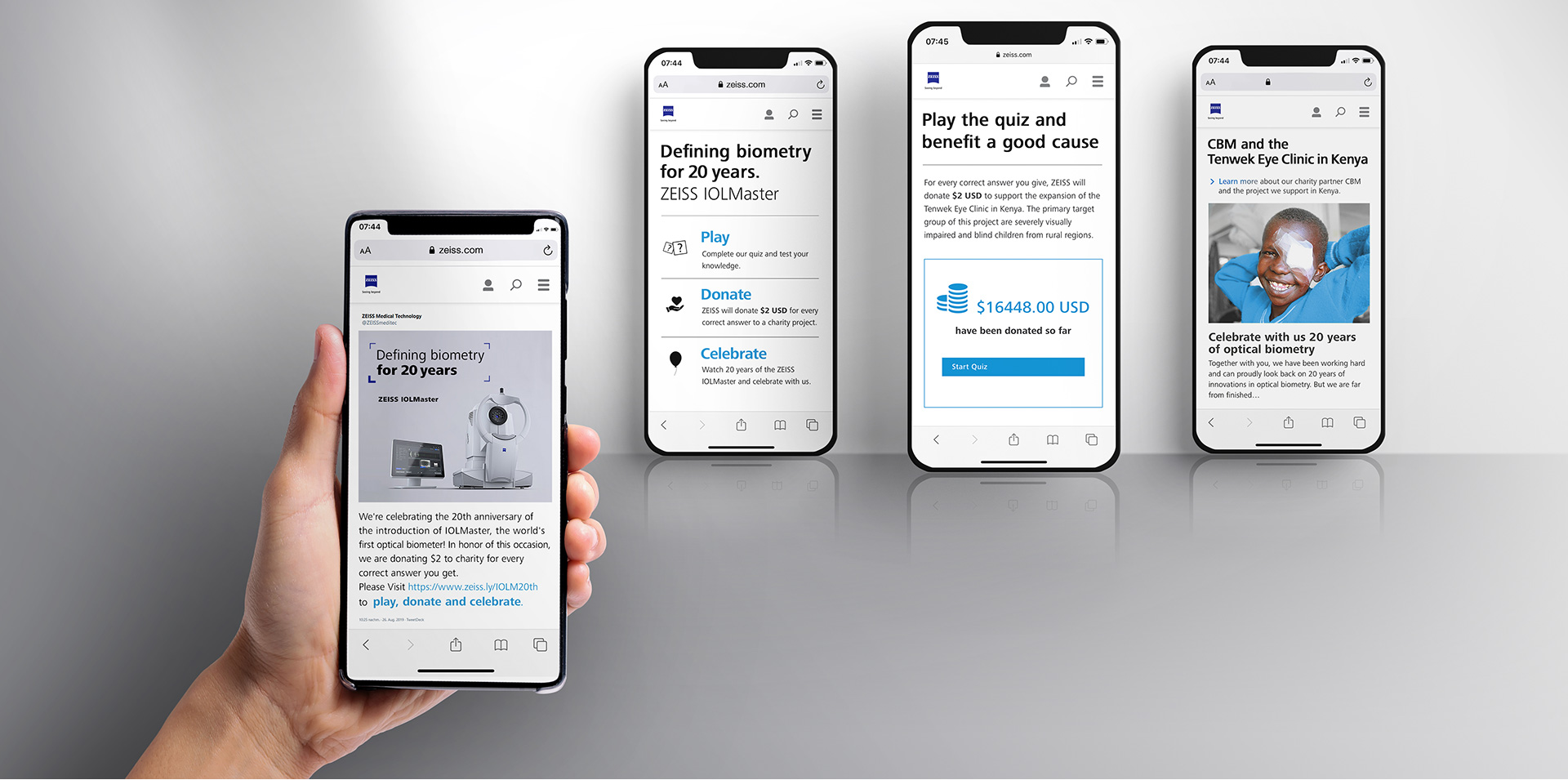 Zeiss Play. Donate. Celebrate. Slideshow 3